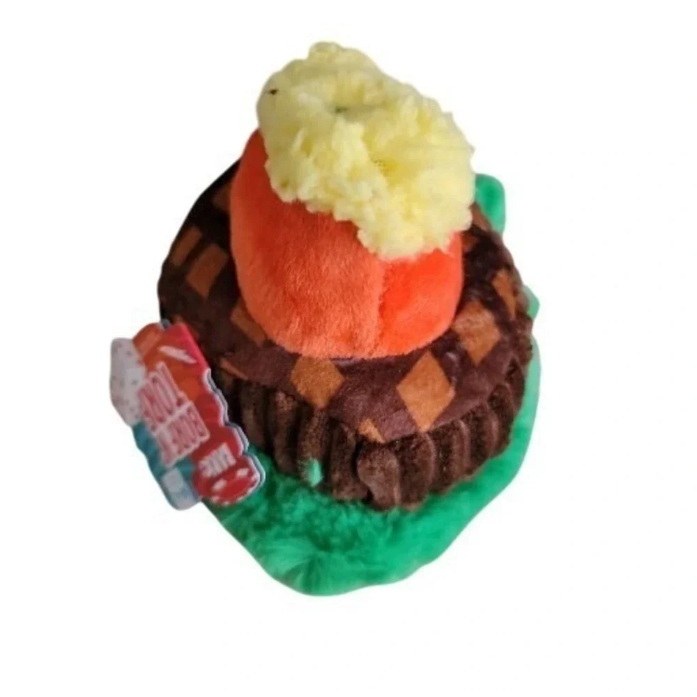 Bark Box Borf N Turf Steak and Shrimp‎ Plush Dog Toy Squeaker Crinkle M-L NWT